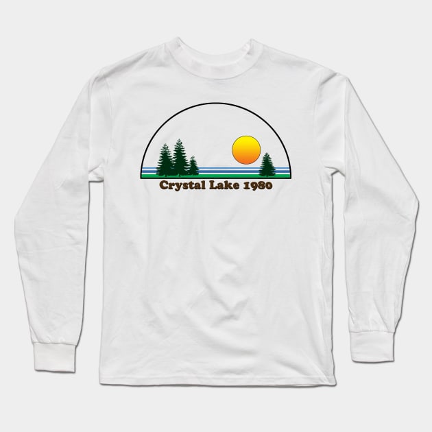 Crystal Lake 1980 Long Sleeve T-Shirt by GloopTrekker